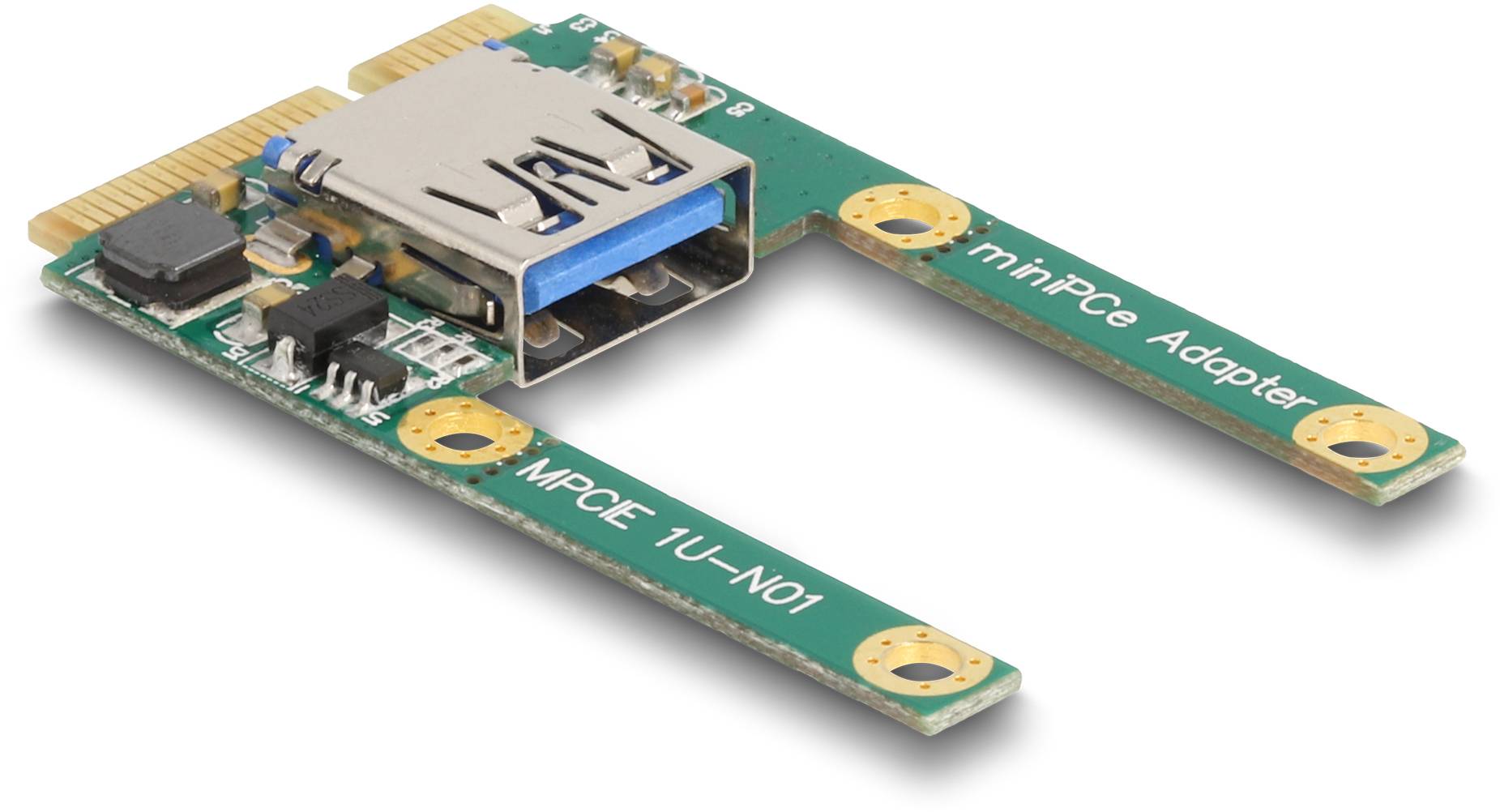 Thumbnail - Delock 80039 PCI-Express Karte USB-A (USB 2.0) Mini-PCI-Express