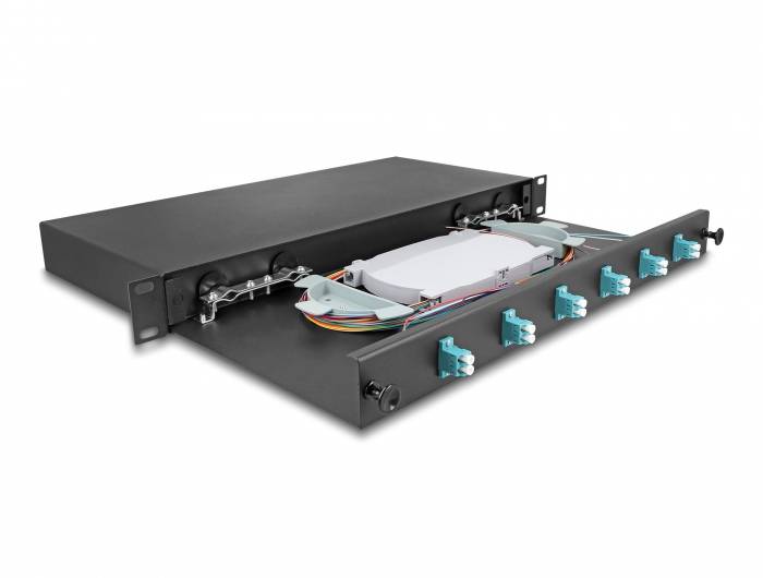 Delock 66998 LWL-Spleißbox Glasfaser 1 HE-2