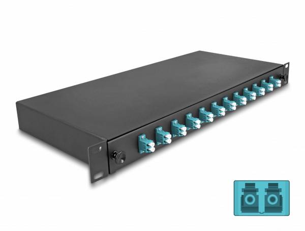 Delock 67004 LWL-Spleißbox Glasfaser 1 HE