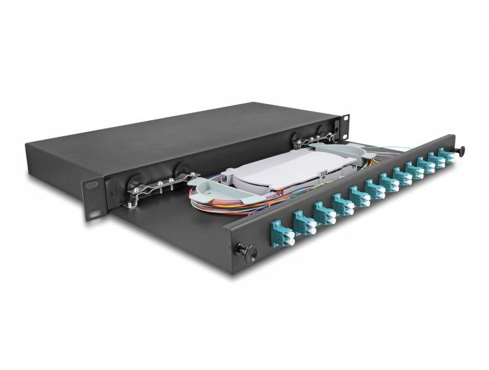 Delock 67004 LWL-Spleißbox Glasfaser 1 HE-2