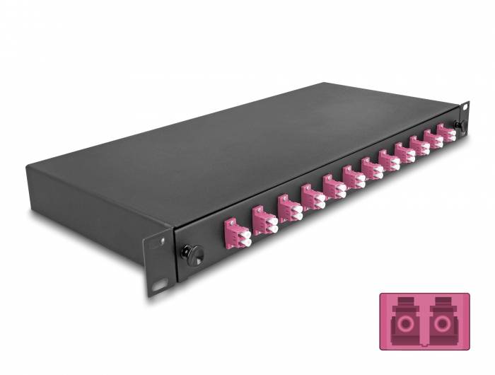 Delock 67005 LWL-Spleißbox Glasfaser 1 HE-1