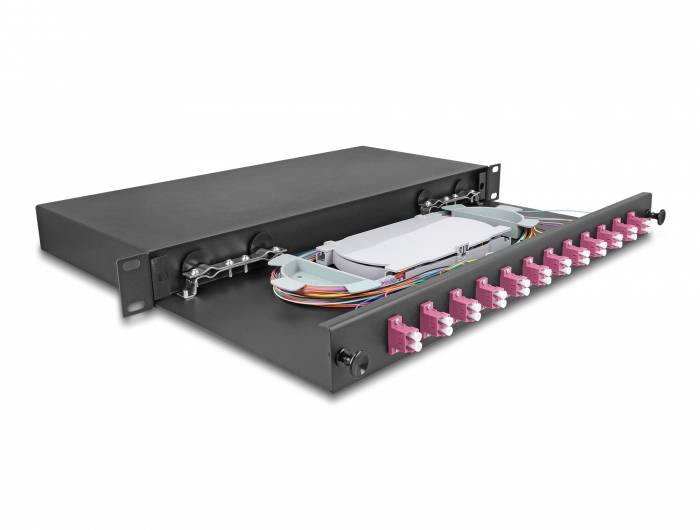 Delock 67005 LWL-Spleißbox Glasfaser 1 HE-2