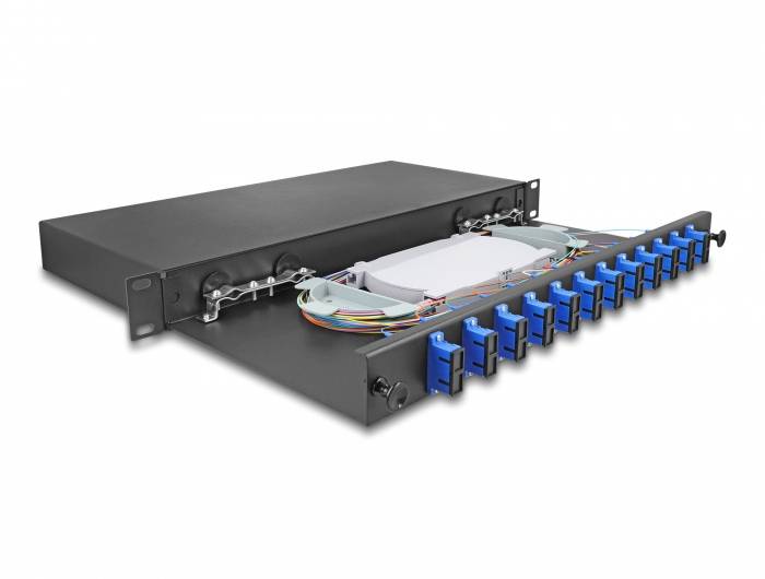 Delock 67006 LWL-Spleißbox Glasfaser 1 HE-2