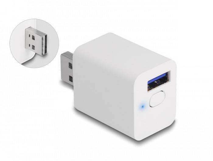 Delock USB 2.0 Adapter [1x USB 2.0 Stecker A - 1x USB 2.0 Buchse A] 11828