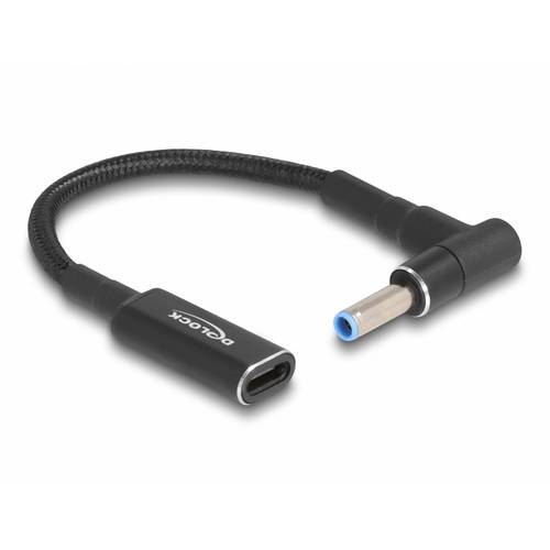 Thumbnail - Delock USB-Ladekabel USB-C® Buchse, DC Stecker 4,5 mm 0.15 m Schwarz 60031
