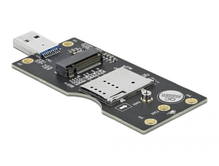 Delock 63166 Schnittstellen-Konverter [1x USB 3.0 - 1x M2]