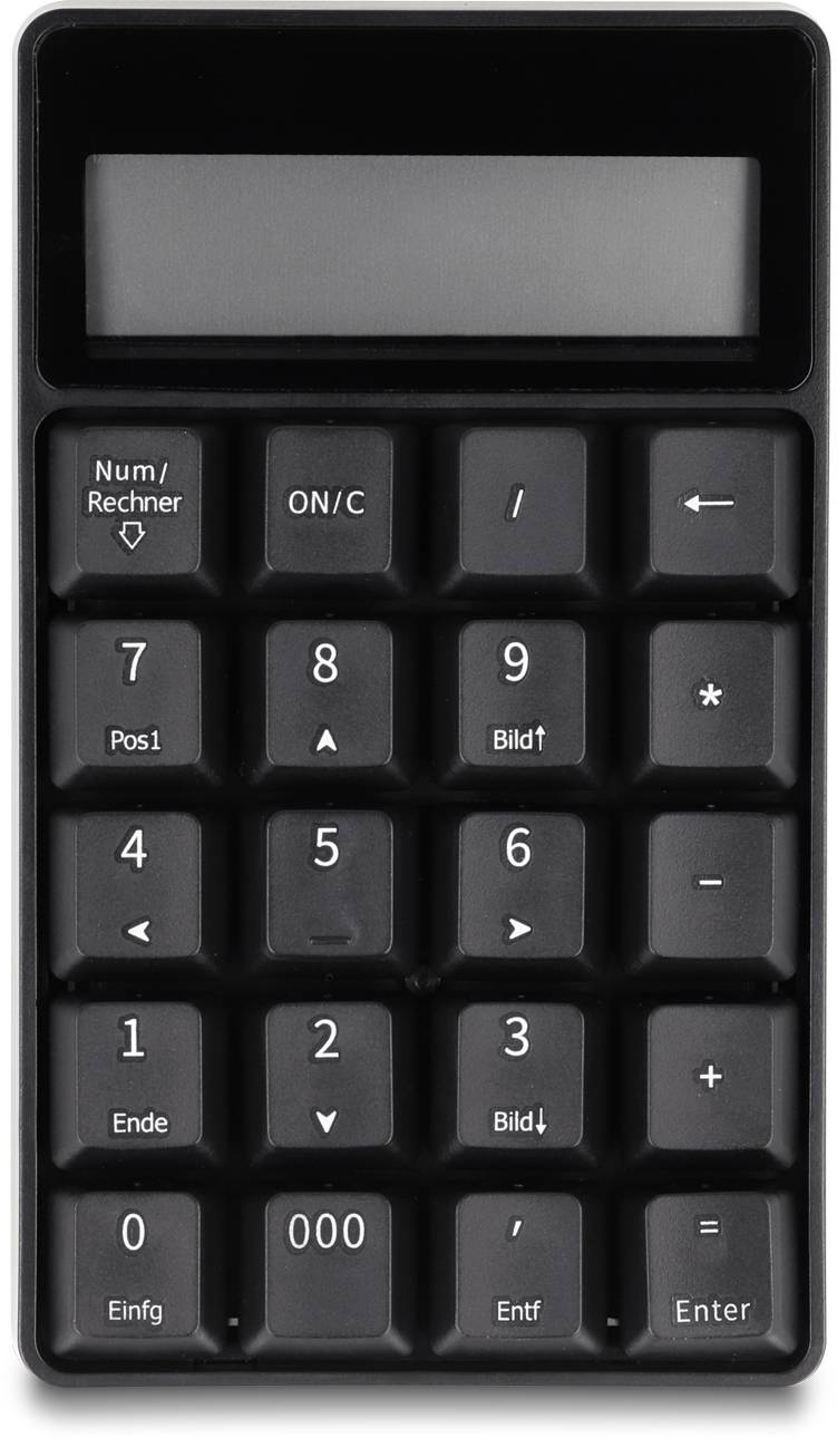 Delock 12113 Bluetooth® Nummernblock 19" Anwendungen Schwarz-1