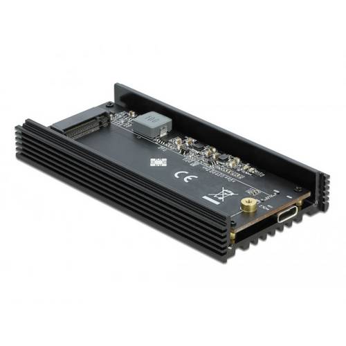 Thumbnail - Delock 42000 Externes Gehäuse für M.2 PCIe NVMe SSD USB-C®, M.2 20 GBit/s M.2 PCIe NVMe 2280 42000