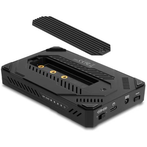 Thumbnail - Delock 42020 M.2 SSD-Gehäuse USB-C®, M.2, SATA 6 Gb/s, DC-Buchse 3.5 mm 10 GBit/s M.2 2260, 2242, 2280 42020