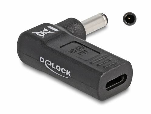 Delock USB 2.0 Adapter [1x DC-Hohlstecker - 1x USB-C® Buchse] 60007 0 mm