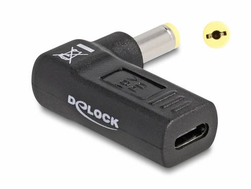 Delock USB 2.0 Adapter [1x DC-Stecker 5.5 mm - 1x USB-C® Buchse] 60009