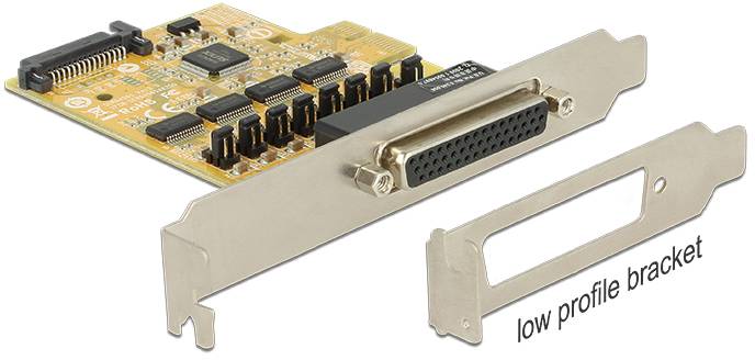 Delock 89447 PCI-Express Karte Seriell (25pol.) PCIe-1