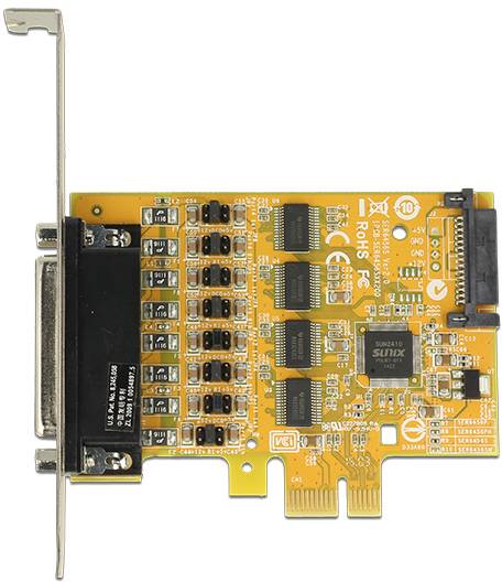 Delock 89447 PCI-Express Karte Seriell (25pol.) PCIe-3