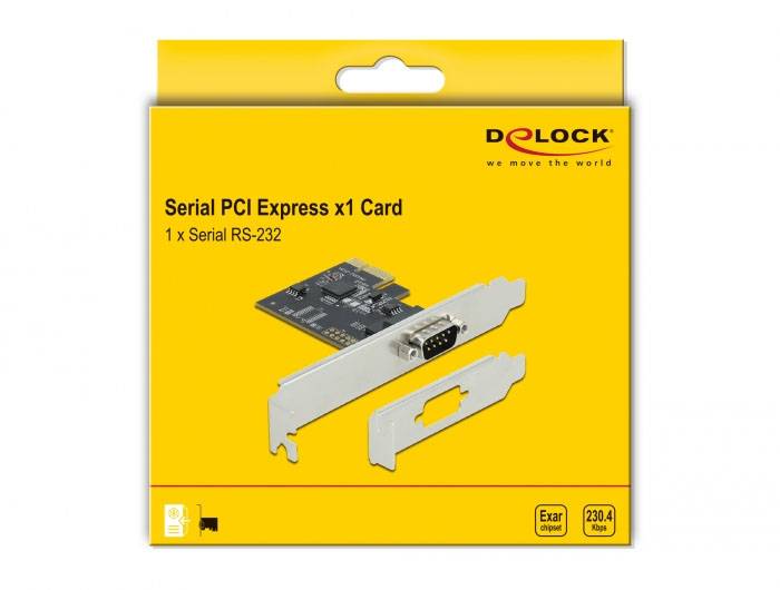 Delock 90000 PCI-Express Karte RS232 PCIe-4