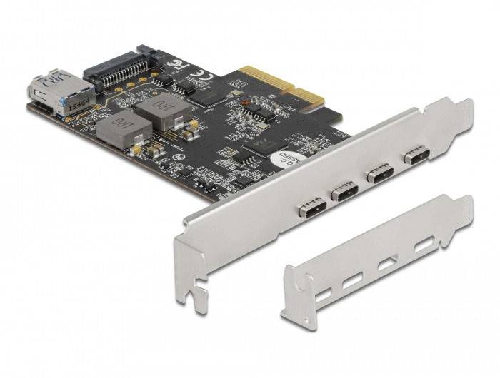 Delock 90059 PCI-Express Karte USB-A (USB 3.2 Gen 2) PCIe-0