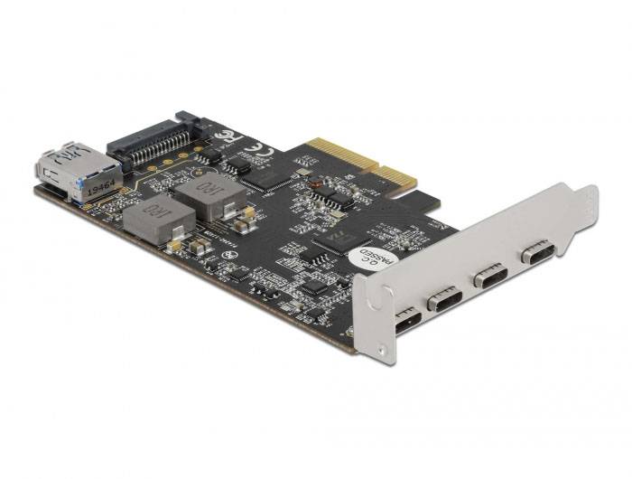 Delock 90059 PCI-Express Karte USB-A (USB 3.2 Gen 2) PCIe-3