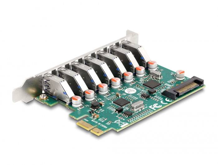 Delock 90104 PCI-Express Karte USB-A (USB 3.2 Gen 1) PCIe