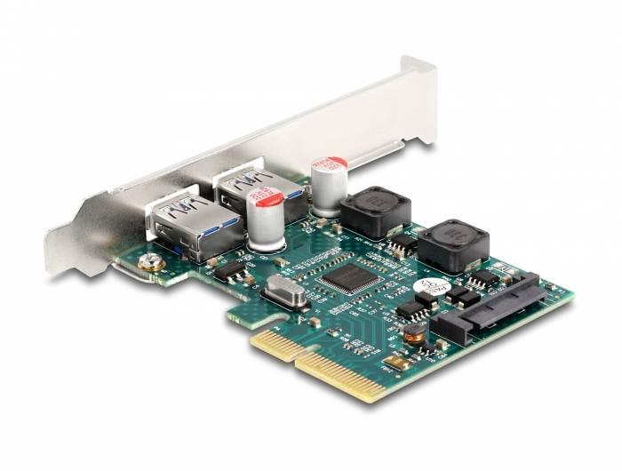 Delock 90106 PCI-Express Karte USB-A (USB 3.2 Gen 2) PCIe-0
