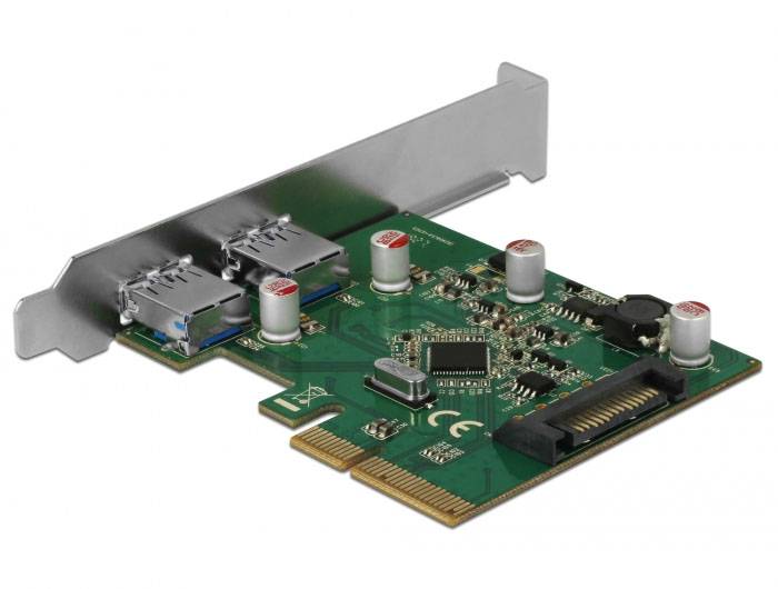 Delock 90298 PCI-Express Karte USB-A (USB 3.2 Gen 1) PCIe-3