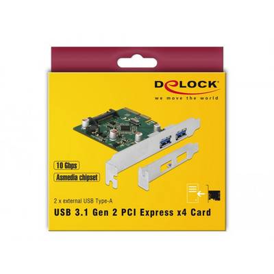 Delock 90298 PCI-Express Karte USB-A (USB 3.2 Gen 1) PCIe-5