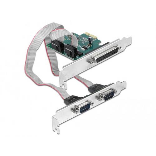 Thumbnail - Delock 90413 PCI-Express Karte Parallel (IEEE 1284), RS232 PCIe