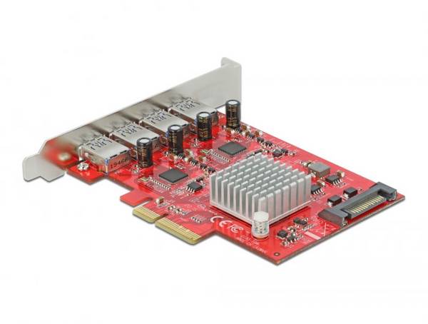 Delock 90481 PCI-Express Karte USB-A (USB 3.2 Gen 2) PCIe