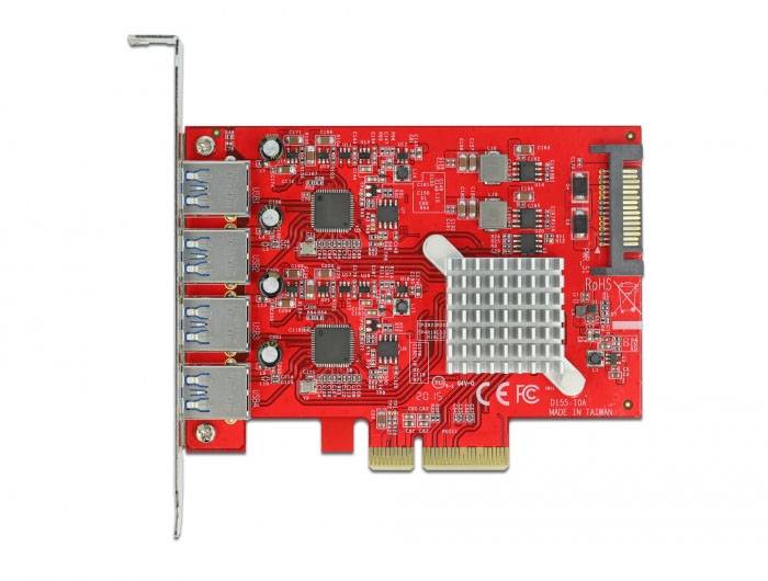Delock 90481 PCI-Express Karte USB-A (USB 3.2 Gen 2) PCIe-2
