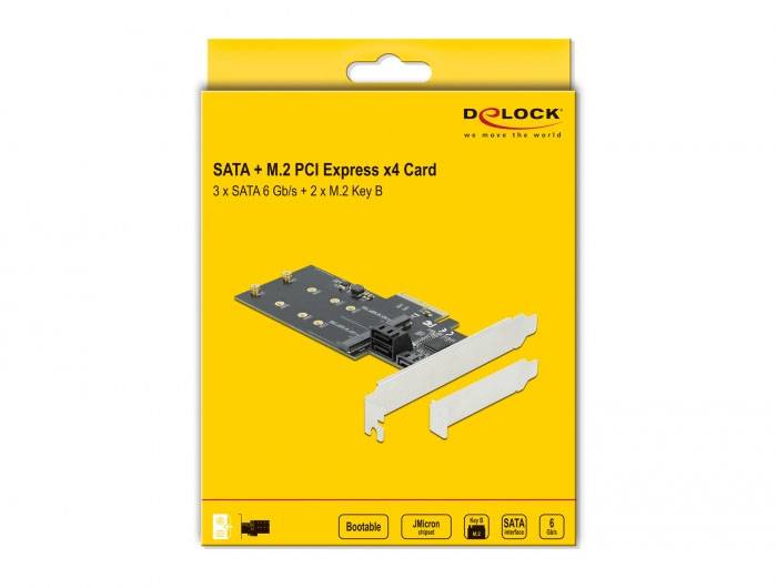 Delock 90499 PCI-Express Karte M.2, SATA PCIe-4