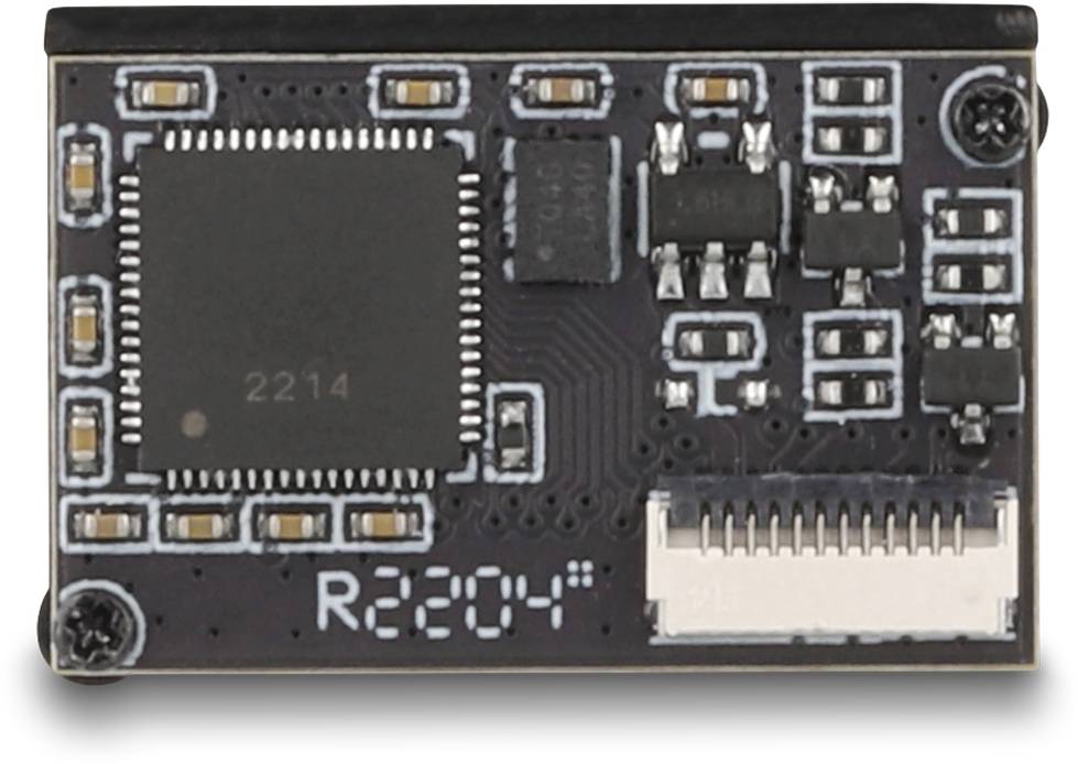 Delock 90603 2D Barcode-Scanner Kabelgebunden 1D, 2D LED Schwarz Einbau-Scanner-3
