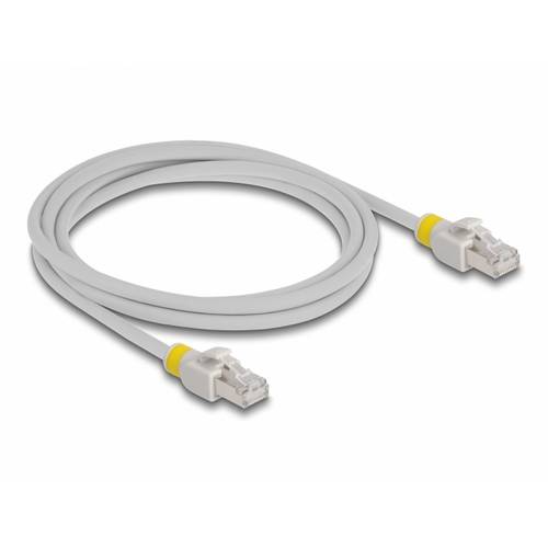 Thumbnail - Delock 80119 RJ45 Netzwerkkabel, Patchkabel CAT 6a S/FTP 2.00 m Grau 1 St.