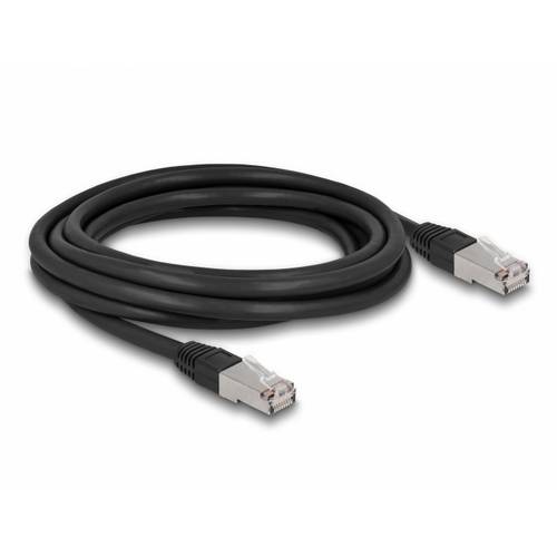 Thumbnail - Delock 80128 RJ45 Netzwerkkabel, Patchkabel CAT 6a S/FTP 3.00 m Schwarz 1 St.
