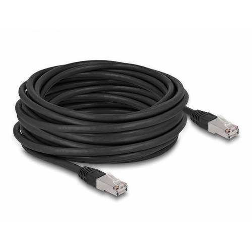 Thumbnail - Delock 80130 RJ45 Netzwerkkabel, Patchkabel CAT 6a S/FTP 10.00 m Schwarz 1 St.