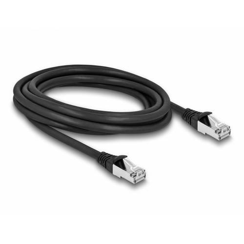 Thumbnail - Delock 80136 RJ45 Netzwerkkabel, Patchkabel CAT 6a S/FTP 3.00 m Schwarz 1 St.