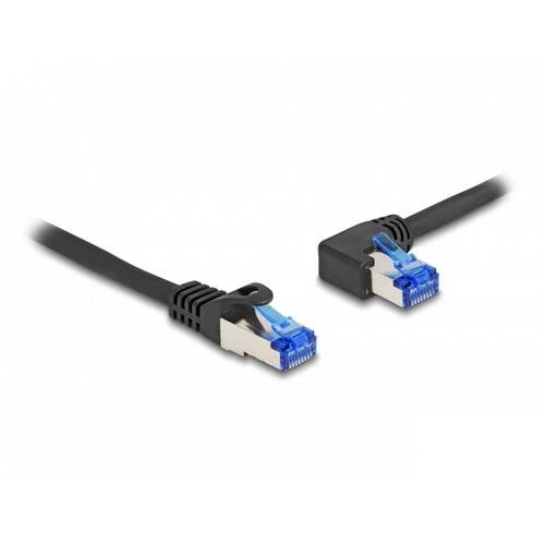Thumbnail - Delock 80217 RJ45 Netzwerkkabel, Patchkabel CAT 6a S/FTP 0.50 m Schwarz 1 St.
