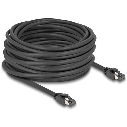Thumbnail - Delock 80238 RJ45 Netzwerkkabel, Patchkabel CAT 8.1 S/FTP 15.00 m Schwarz 1 St.