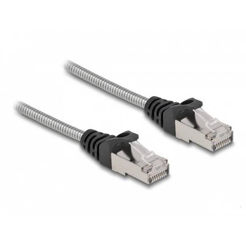 Thumbnail - Delock 80249 RJ45 Netzwerkkabel, Patchkabel CAT 6a U/FTP 2.00 m Schwarz, Silber 1 St.