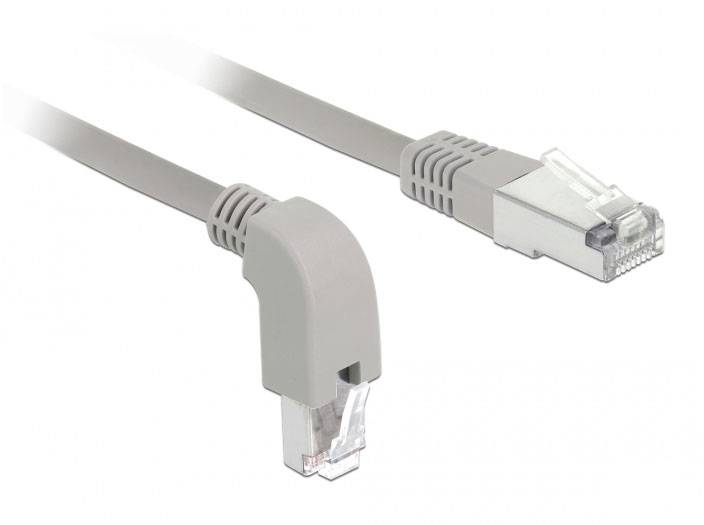 Thumbnail - Delock 85874 RJ45 Netzwerkkabel, Patchkabel CAT 6a S/FTP 1.00 m Grau 1 St.