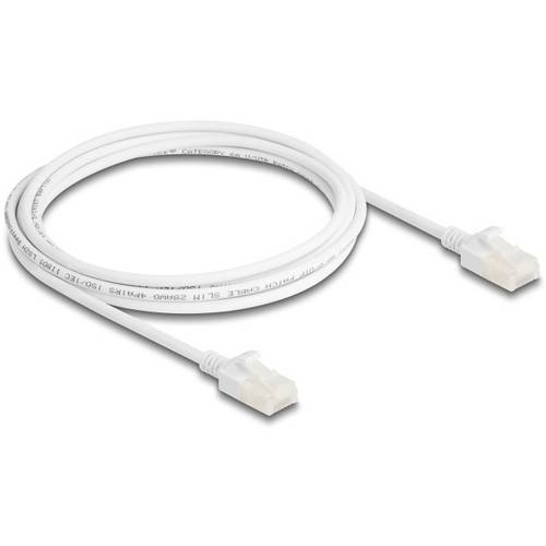 Thumbnail - Delock 80360 RJ45 Netzwerkkabel, Patchkabel CAT 6a U/UTP 2.00 m Weiß 1 St.