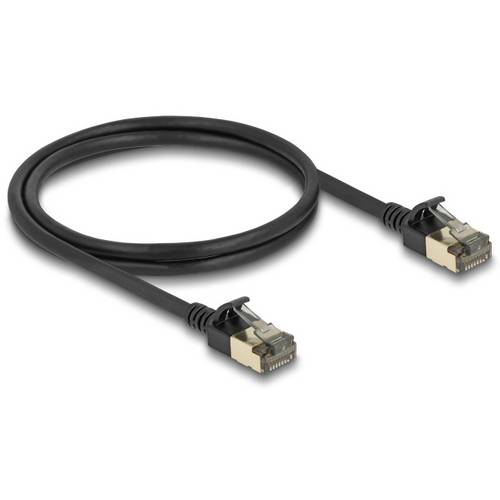Thumbnail - Delock 80339 RJ45 Netzwerkkabel, Patchkabel CAT 8.1 F/FTP 1.00 m Schwarz 1 St.