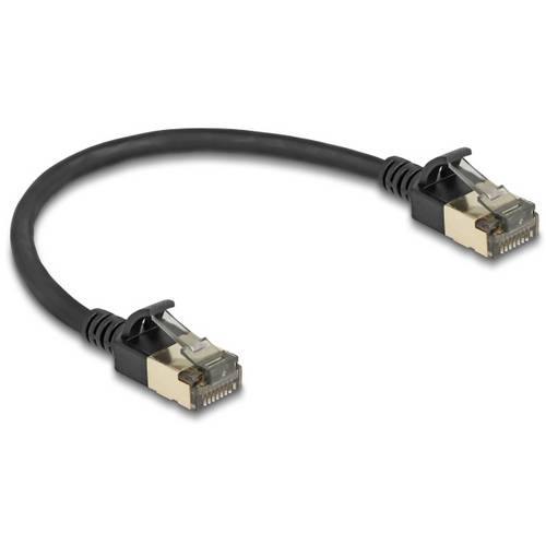 Thumbnail - Delock 80337 RJ45 Netzwerkkabel, Patchkabel CAT 8.1 F/FTP 0.25 m Schwarz 1 St.