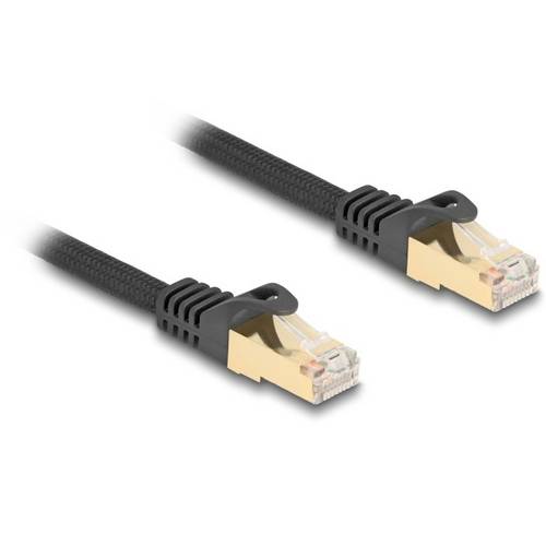 Thumbnail - Delock 80316 RJ45 Netzwerkkabel, Patchkabel CAT 6a S/FTP 0.50 m Schwarz 1 St.