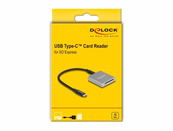 Delock - Kartenleser (SD, SDHC, SDXC, SDHC UHS-I, SDXC UHS-I, SDHC UHS-II, SDXC UHS-II, SD Express)-5