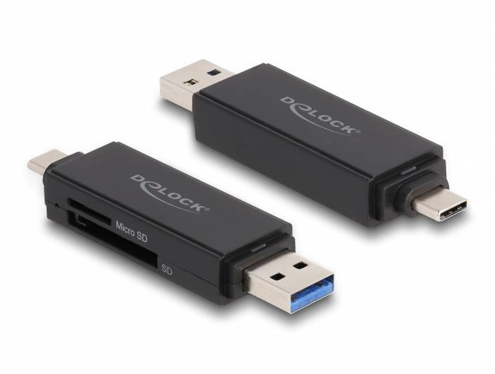 Delock - Kartenleser (SD, miniSD, RS-MMC, TransFlash, MMCmobile, microSD, MMCplus, MMCmicro, microSDHC, SDXC, microSDXC,-2