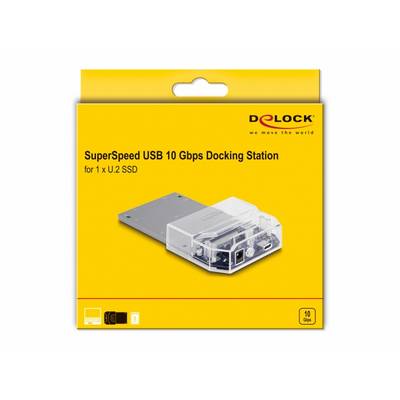 Delock 63368 USB-C® (USB 3.2 Gen 2) U.2 Festplatten-Dockingstation-7