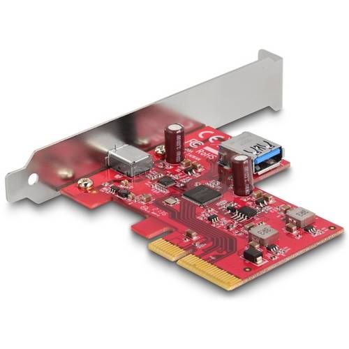 Delock 90158 PCI-Express Karte USB-A (USB 3.2 Gen 2), USB-C® PCIe