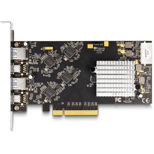 Delock 90097 PCI-Express Karte USB-A (USB 3.2 Gen 2), USB-C® PCIe