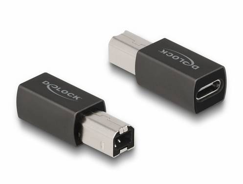 Delock USB 2.0 Adapter [1x USB 2.0 Stecker B - 1x USB-C® Buchse] 65839 0 mm