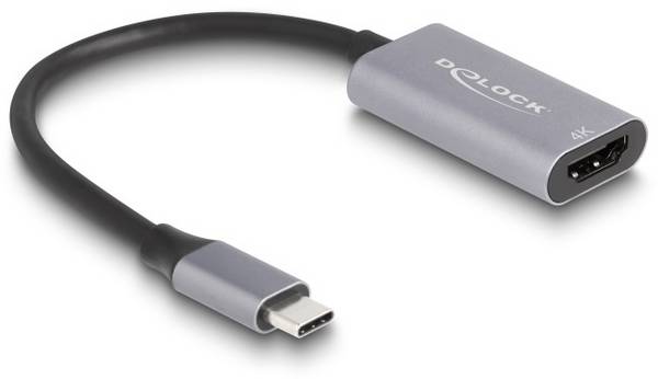Delock USB 2.0 Adapter [1x USB-C® Stecker - 1x HDMI-Buchse] 60020 0.15 m 4K UHD
