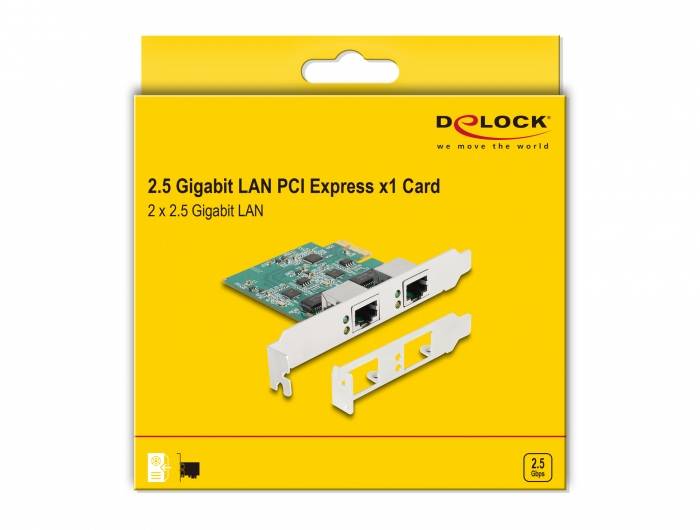 Delock 88101 PCI-Express Karte RJ45 PCIe-4