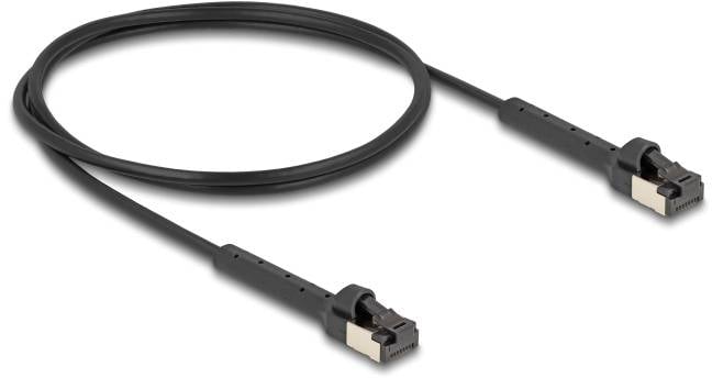 Thumbnail - Delock 80934 RJ45 Netzwerkkabel, Patchkabel CAT 6a U/FTP 1.00 m Schwarz 1 St.